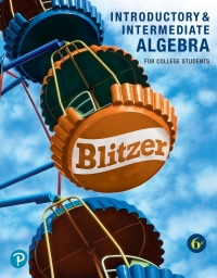 Introductory and Intermediate Algebra for College Students (6th Edition) BY Blitzer - Orginal Pdf